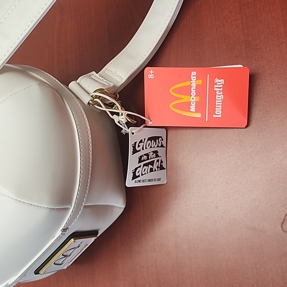 Brand New with Tags Loungefly McDonalds ghost & pumpkin crossbody Halloween bag - Picture 4 of 7